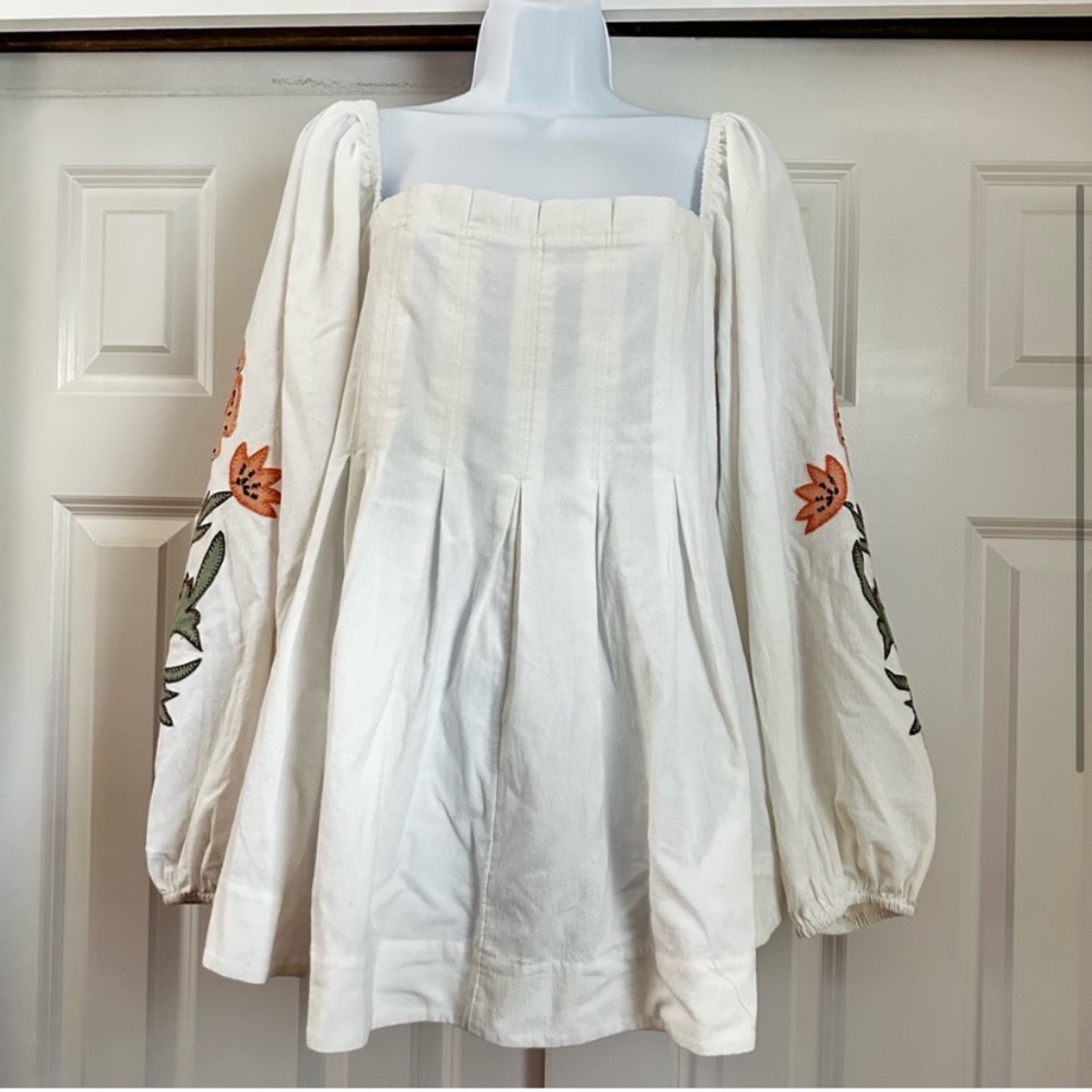Free people floral sleeve tunic